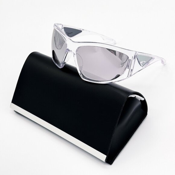 NEW GIVENCHY GV40051I 26C TRANSPARENT GREY UNISEX SUNGLASSES GIVENCHY main image 4